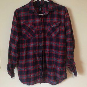 GAP Blue and Red Flannel